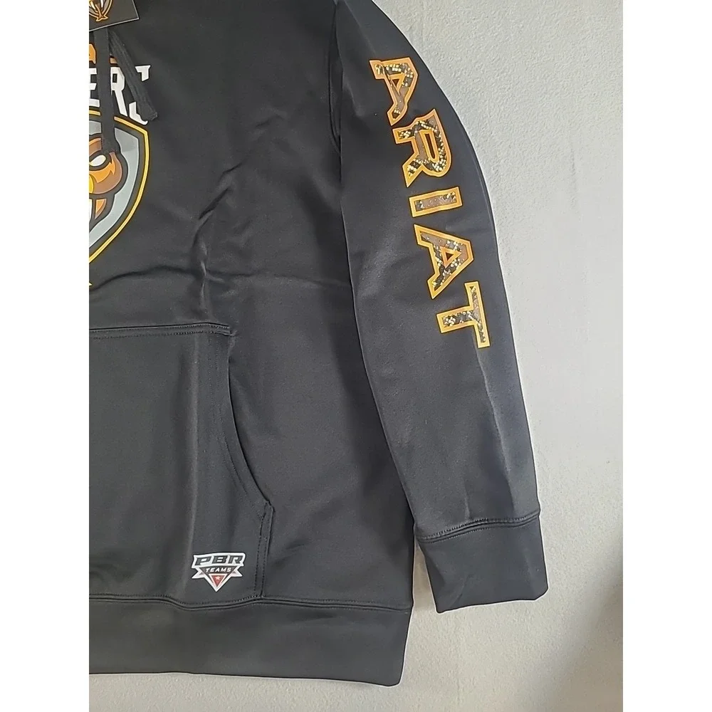 ARIAT Texas Rattlers Hoodie Sweatshirt Mens XL/TG PBR Team Snakeskin Bull Riding